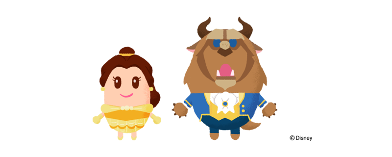 Here is an image of the announcement for " Beauty and the Beast."